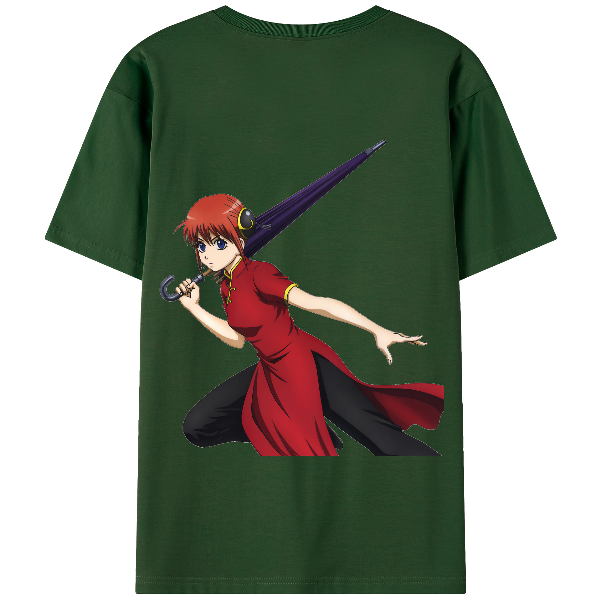（画像用） ぎんたま 坂田銀時（さかたぎんとき） 神楽 志村新八（しむら しんぱち） GINTAMA Sakata Gintoki Kagura Shimura Shinpachi 綿100％半袖Tシャツ（背面プリント）